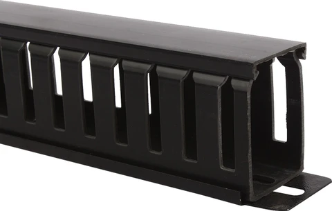 OCS (19" Rack Mount Cable Manager 2U Plastic) – Best 2U Rack Mount Cable Management Panel for Professional Network Installation & Organized Cabling Solutions - Image 3