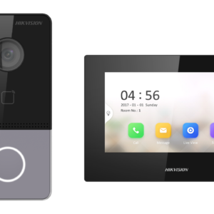 Hikvision (DS-KIS605-P(C)) – Best IP Intercom Kit with Advanced Video Door Phone & Smart Access Control Solution