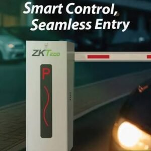 ZKTeco (ZK CMP200/R LED) – Best 4.5M LED Boom Barrier with Straight Boom Chassis for Advanced Road Access Control Systems