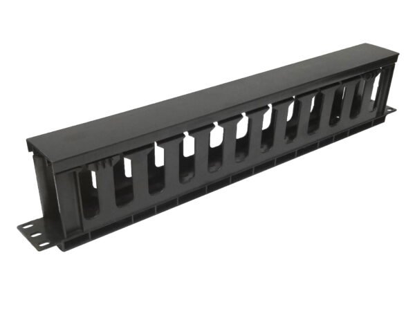 OCS (19" Rack Mount Cable Manager 2U Plastic) – Best 2U Rack Mount Cable Management Panel for Professional Network Installation & Organized Cabling Solutions