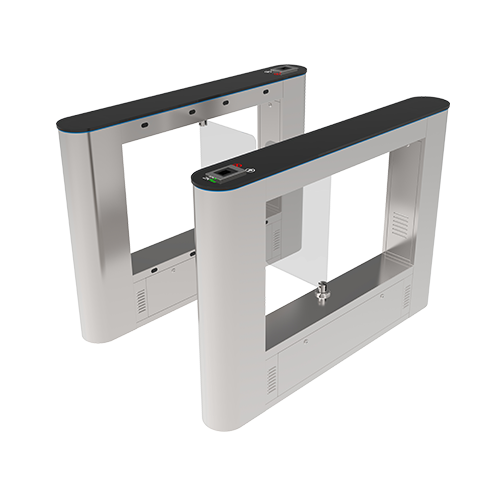 ZKTeco (SBTL5011) Single Lane Swing Barrier Turnstile | RFID Access Control Gate with Built-in Controller