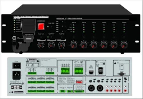 CMX (EVAC-240) – Best 6 Zone Voice Evacuation Amplifier for EN54 Emergency PA Systems - Image 2