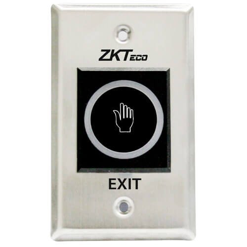 ZKTeco (TLEB102-R) Touchless Infrared Exit Button with Remote Control