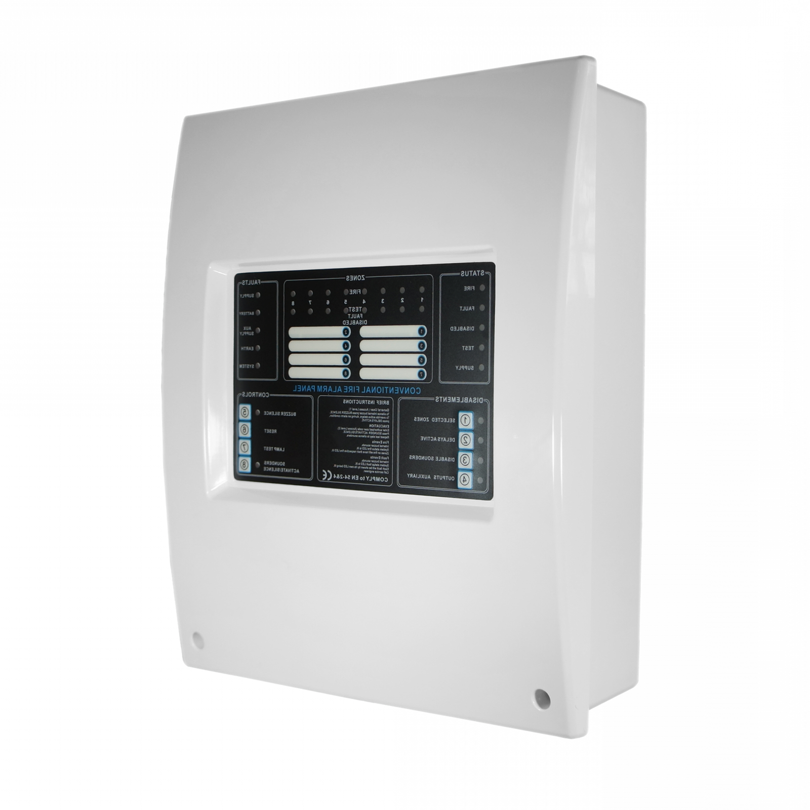 Numens (4001-02) – Best 4-Zone Non-Addressable Fire Alarm Control & Indicating Equipment (CIE) EN Approved - Image 2