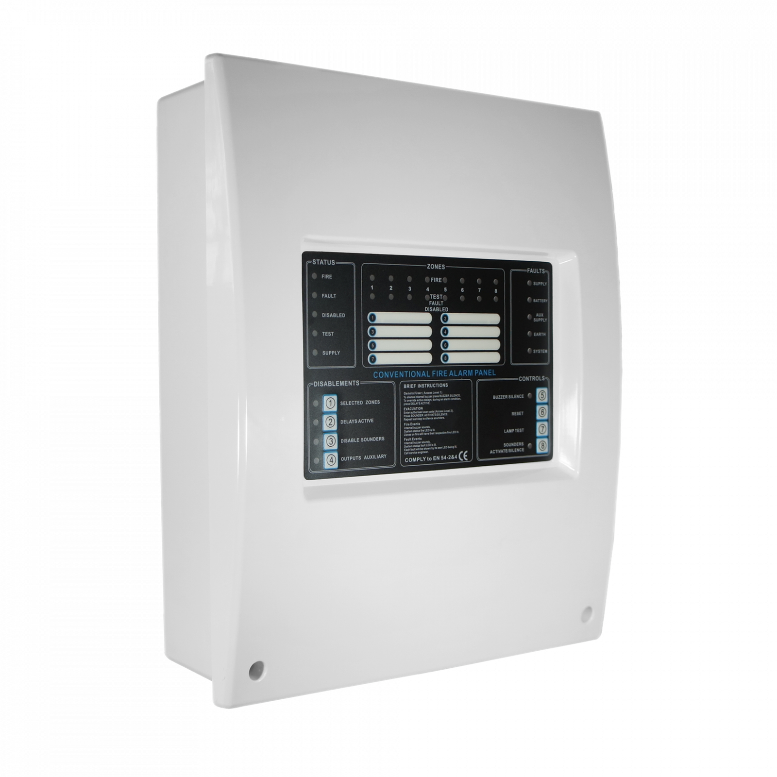 Numens (4001-02) – Best 4-Zone Non-Addressable Fire Alarm Control & Indicating Equipment (CIE) EN Approved - Image 3