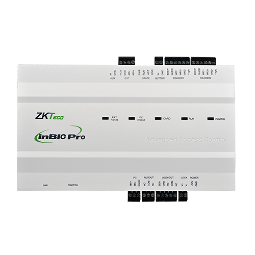 ZKTeco (inBio160 Pro Plus Package B) 1-Door IP-Based Biometric Access Control Panel Kit