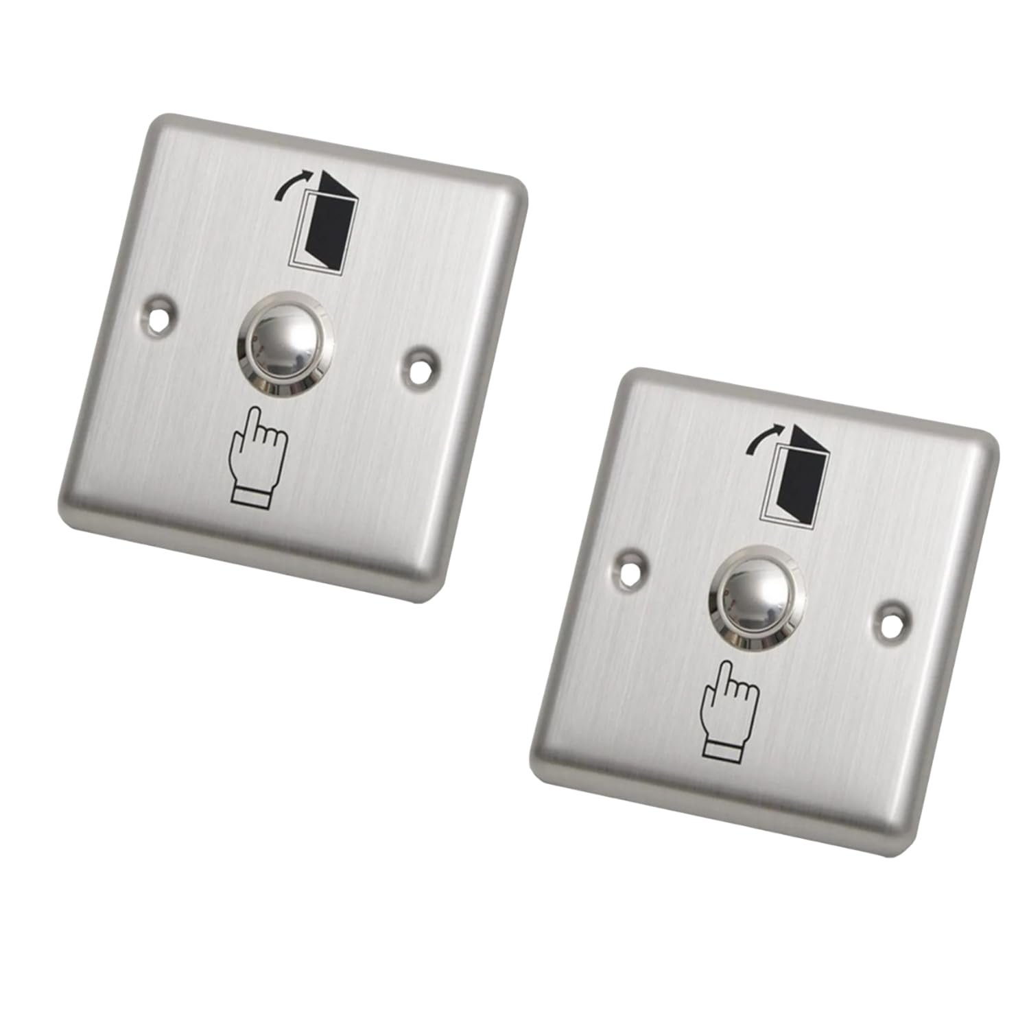 ZKTeco (EX-801B) Metal Exit Push Button for Access Control Systems - Image 3