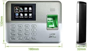 ZKTeco (LX50 with SSR) – Fingerprint Time Attendance Terminal with Self-Service Recorder - Image 3
