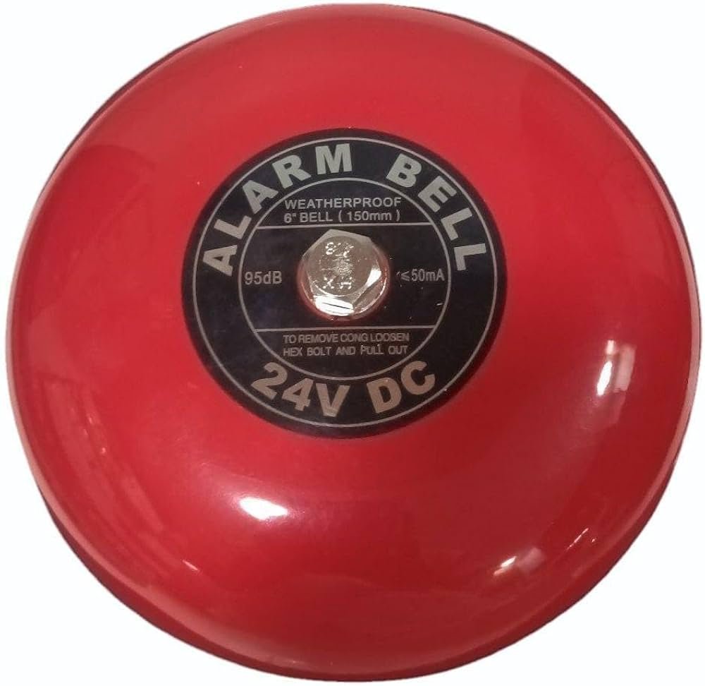 Numens (440-003) – Best 24V 2-Wire Weatherproof Alarm Bell (150mm) for Non-Addressable Fire Alarm Systems - Image 2