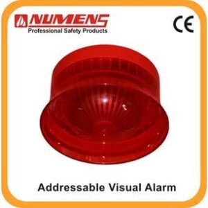 Numens (640-003) – Best Addressable Visual Alarm Device in Red for Fire Alarm Systems