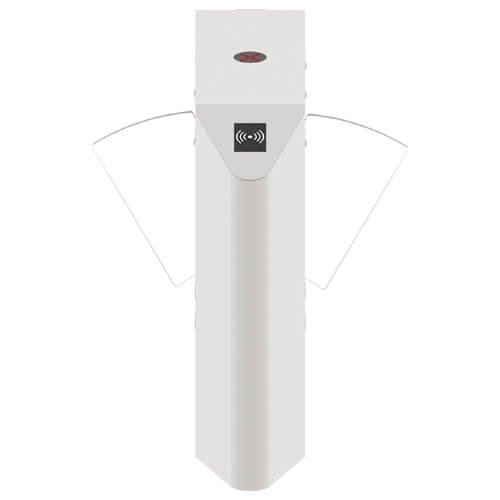 ZKTeco (FBL4211) Pro Flap Barrier Turnstile with Built-in RFID Access Control for Additional Lane - Image 2