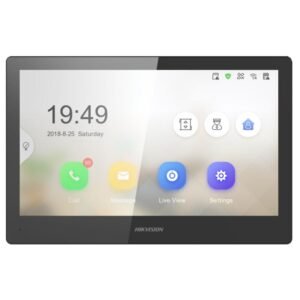Hikvision (DS-KH8520-WTE1) Video Intercom Indoor with 10-Inch Touch Screen