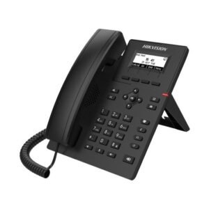 Hikvision (DS-KP6000-HE1) 2.3-inch SIP Desk Phone with HD Audio and PoE