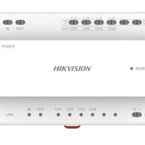 Hikvision (DS-KAD704Y) 2-Wire IP Video Intercom Distributor with 4 Device Ports