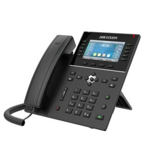 Hikvision (DS-KP8200-HE1) 4.3-inch Color SIP Desk Phone with HD Audio, Gigabit Ethernet, and PoE