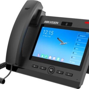 Hikvision (DS-KP9301-HE1) 7-inch Android SIP Video Desk Phone with 2MP Camera, HD Audio, and PoE