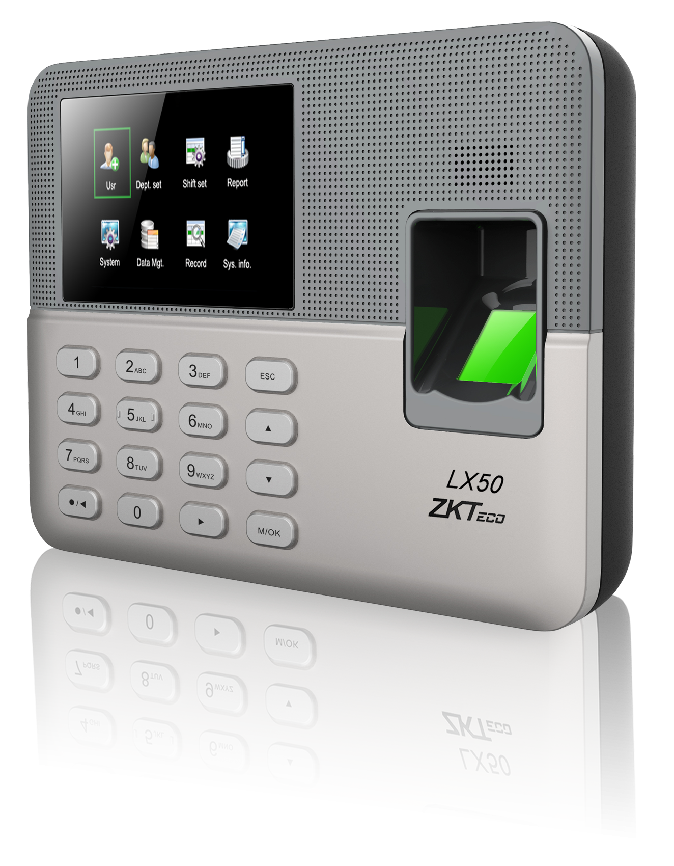 ZKTeco (LX50 with SSR) – Fingerprint Time Attendance Terminal with Self-Service Recorder - Image 2