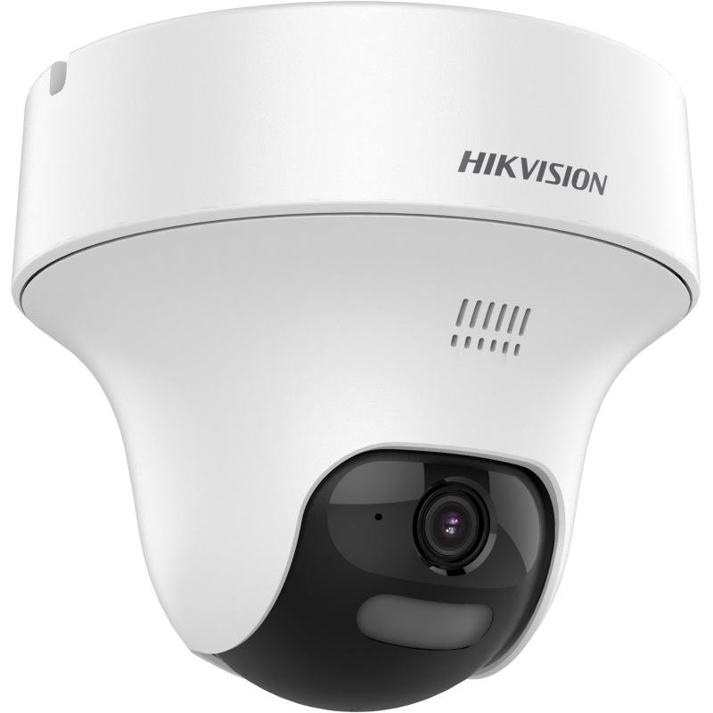Hikvision (DS-2CE70K0T-PTLTS) 3K Smart Hybrid Light Fixed PT Turret Camera with Two-Way Audio