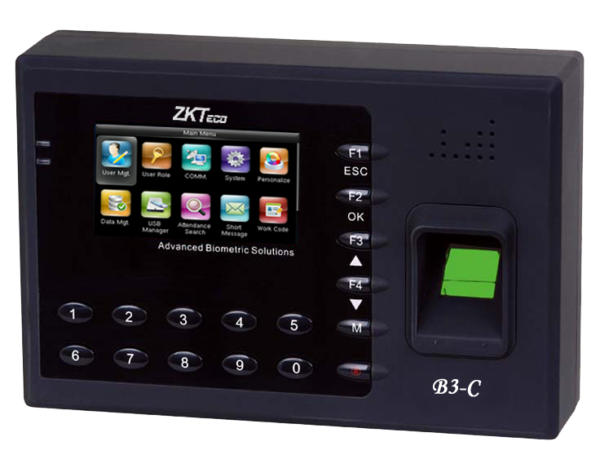 ZKTeco (B3-C) – Fingerprint Time Attendance Terminal with TCP/IP Communication
