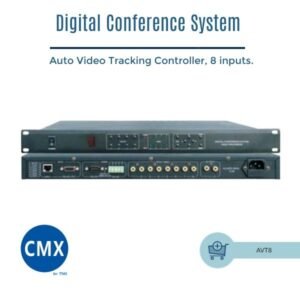CMX (AVT8) – Best Auto Video Tracking Controller with 8 Inputs, RS232/RS422 Control & 250 Preset Positions