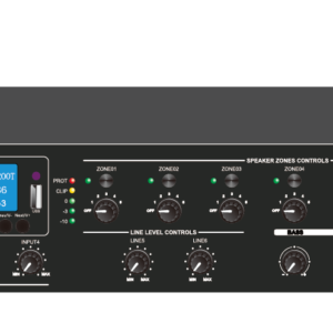 CMX (DA-240MT) – Best 240W 6 Zone Mixer Amplifier with MP3, FM, USB & SD Inputs