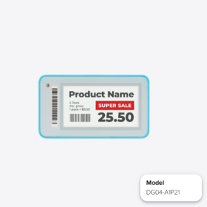 ZKTeco (DG04-A1P21) – 2.13-Inch Low-Temperature Bluetooth Electronic Shelf Label (ESL) with E-Ink Display