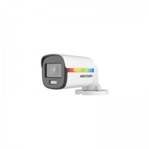 Hikvision (DS-2CE10DF8T-F 2.8mm) – Best 2MP ColorVu Fixed Mini Bullet Camera with 24/7 Full-Color Night Vision & Turbo HD Technology