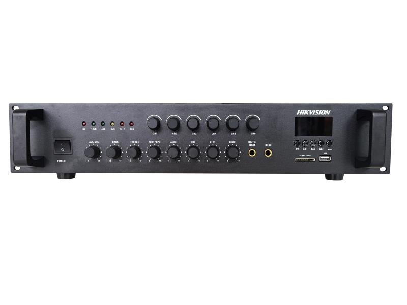 Hikvision (DS-QAE0A120G1-VB6) – Best 120W 6-Zone Analog Amplifier with Multi-Zone Audio Control & Professional PA System Performance - Image 3