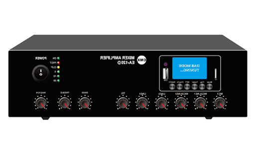 CMX (EA-60D) – Best 60W Tabletop Mixer Amplifier with DAB+, USB, Bluetooth, FM & 3 Microphone Inputs - Image 2