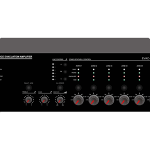 CMX (EVAC-500RT) – Best EN54-16 Certified 6 Zone Voice Evacuation Router with Built-in 500W Class-D Amplifier