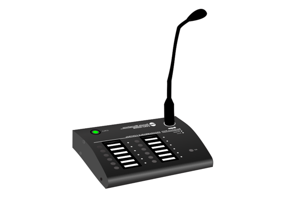 CMX (EVAC-500RM) – Best EN54-16 Certified Remote Paging Microphone with 12 Zones & 120-Zone Expansion - Image 2