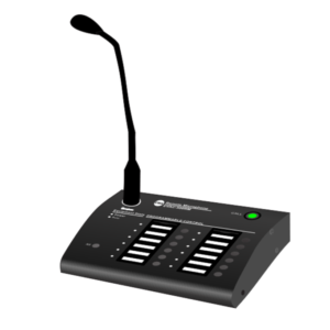 CMX (EVAC-500RM) – Best EN54-16 Certified Remote Paging Microphone with 12 Zones & 120-Zone Expansion