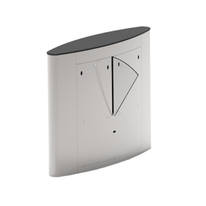 ZKTeco (FBL5211) Flap Barrier Turnstile with Built-in RFID Access Controller for Additional Lane