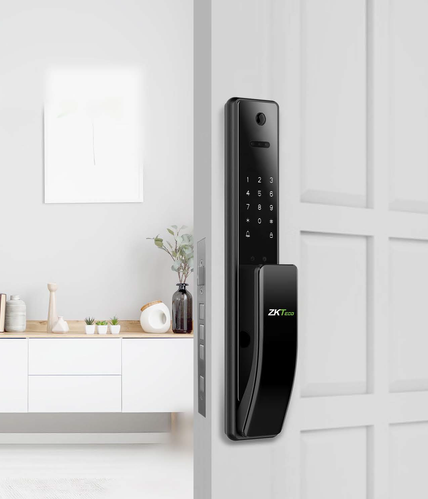 ZKTeco (HBL400) (L) Multi-Biometric Smart Door Lock with Face Recognition, Fingerprint, IC Card & Wi-Fi - Image 2
