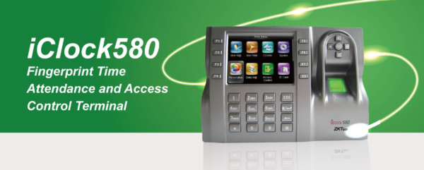 ZKTeco (iClock580) – Fingerprint Time Attendance & Access Control Terminal
