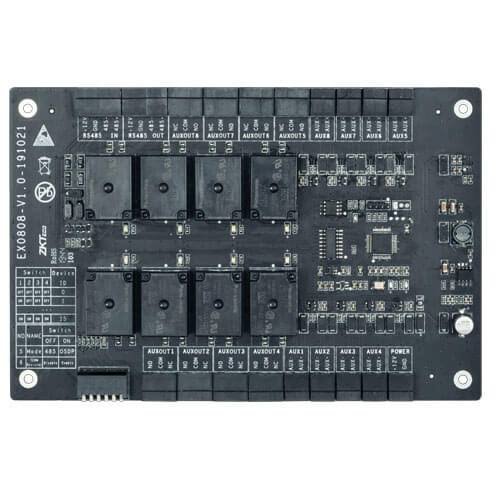 ZKTeco (EX0808) 8-Input / 8-Output I/O Expansion Board for inBio Pro & C3 Pro Access Control Panels