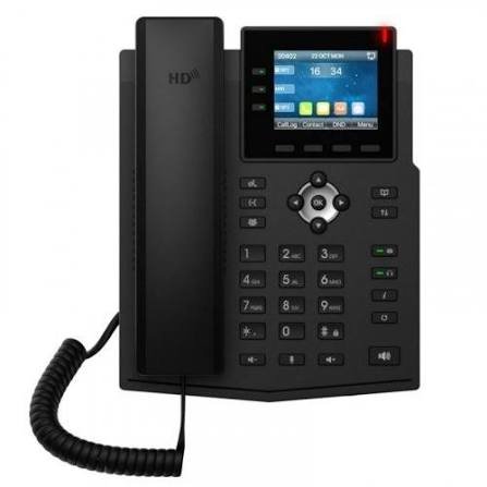 Hikvision (DS-KP8000-WHE1) 2.8-inch Color Wi-Fi SIP Desk Phone with HD Audio and PoE
