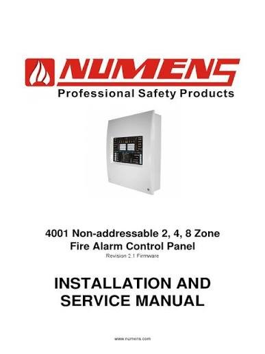 Numens (4001-03) – Best Non-Addressable 8-Zone Fire Alarm Control & Indicating Panel (EN Approved) - Image 2