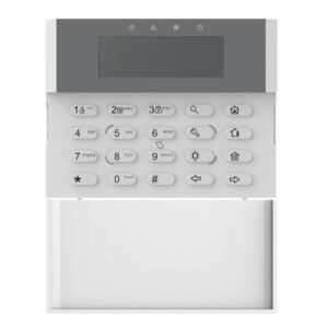 Hikvision (DS-PK1-LRT-HWE) Wired LCD Keypad with Built-in Tag Reader for AX Hybrid PRO Alarm System