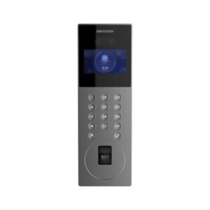 Hikvision (DS-KD9203-FE6) Face Recognition IP Door Station with 4.3-inch LCD, Dual 2MP Cameras, Fingerprint & MIFARE Card Reader