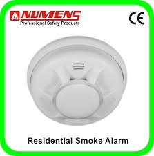 Numens (203-005) – Best Smoke Alarm with 9V Backup, 100–240V AC Power & Built-in Sounder
