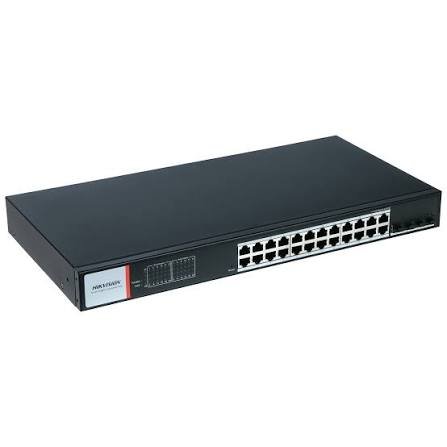 Hikvision (DS-3E1528P-SI-24P4F) 24-Port Gigabit Smart PoE Switch with 4 Gigabit SFP Uplink Ports - Image 2