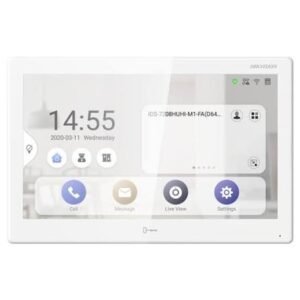 Hikvision (DS-KH9510-WTE1 B) 10.1-inch Android IP Video Intercom Network Indoor Station with Wi-Fi & PoE