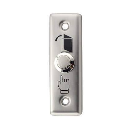 ZKTeco (EX-801A) Metal Exit Button | Narrow Push-to-Exit Switch for Access Control Systems - Image 4