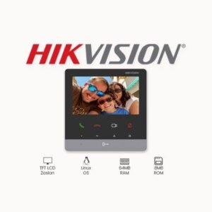 Hikvision (DS-KH6100-E1) 4.3-inch IP Video Intercom Indoor Station with PoE