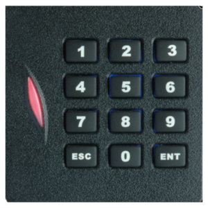 ZKTeco (KR102E) (ID W26/W34) – 125kHz RFID Card Reader with Wiegand 26/34 Interface & Keypad