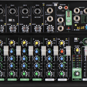 CMX (MX8Z) – Best 8-Channel Professional Audio Mixer with Digital Effects, Bluetooth & Media Playback