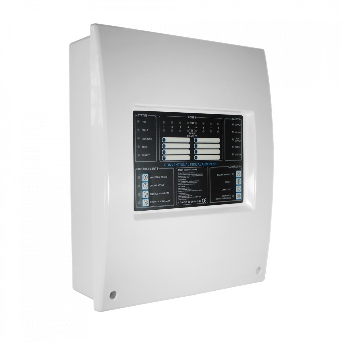 Numens (4001-03) – Best Non-Addressable 8-Zone Fire Alarm Control & Indicating Panel (EN Approved) - Image 3