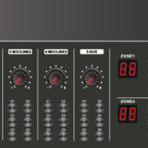 CMX (PA-6030MX) – Best 6-Zone Matrix Mixer Amplifier with USB, SD, FM, Bluetooth & Independent Music Matrix Broadcasting