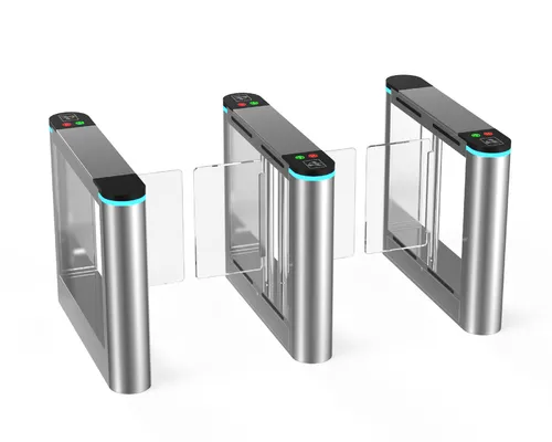 ZKTeco (SBTL5211) Swing Barrier Turnstile with RFID Reader & Controller for Additional Lane - Image 2